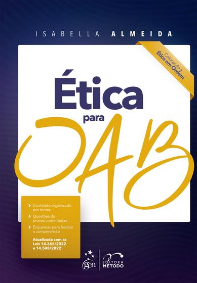 Imagem de Livro - Ética para OAB - 1ª Edição 2023