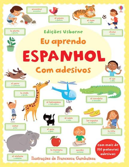 Imagem de Livro - Eu aprendo espanhol com adesivos