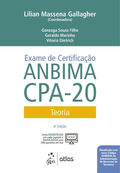 Imagem de Livro - Exame de Certificação ANBIMA CPA-20 - Teoria