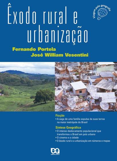 Imagem de Livro - Êxodo rural e urbanização