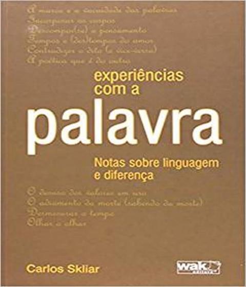 Imagem de Livro Experiencias Com A Palavra - W.A.K.