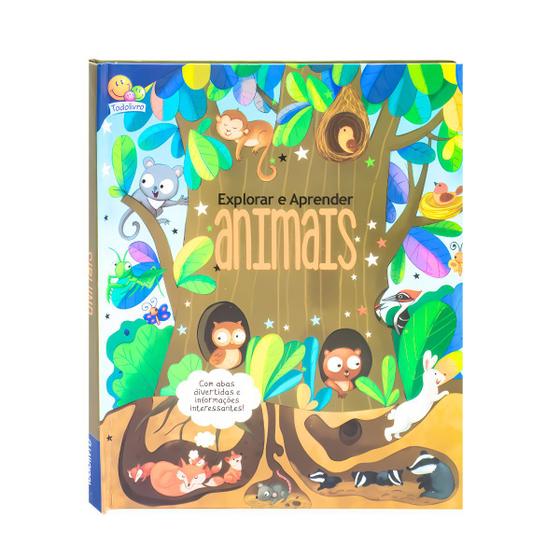 Imagem de Livro Explorar E Aprender - ANIMAIS - Grande C/ Abas Interativas - Todolivro
