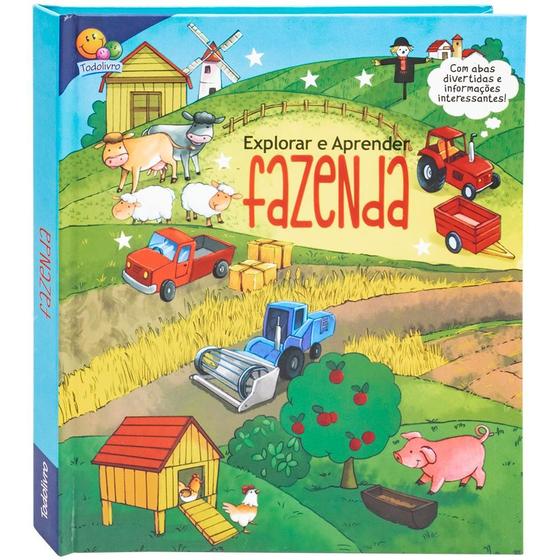 Imagem de Livro - Explorar e Aprender - Um livro com abas: Fazenda