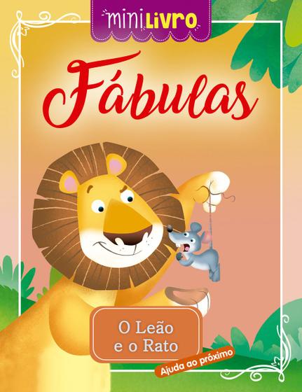 Imagem de Livro - Fábulas - O leão e o rato