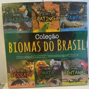 Imagem de Livro Físico Box Com 6 Livros Coleção Biomas do Brasil: Amazônia, Caatinga, Pampa, Cerrado, Mata Atlântica e Pantanal