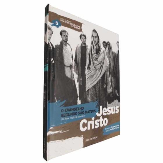 Imagem de Livro Físico Com DVD Coleção Folha Grandes Biografias no Cinema V. 5 O Evangelho Segundo São Mateus Inspirado em Jesus