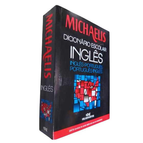 Imagem de Livro Físico Dicionário Escolar Inglês-Português Português-Inglês Michaelis - Melhoramentos