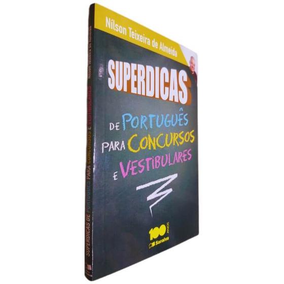 Imagem de Livro Físico Superdicas de Português Para Concursos e Vestibulares Nilson Teixeira de Almeida Edição de Bolso - Saraiva