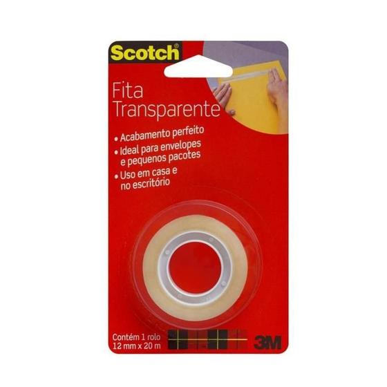 Imagem de Livro Fita Adesiva 12X20 Transparente Scotch - Hb004570626