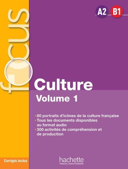 Imagem de Livro - Focus - Culture Volume 1 - Livre De LEleve + Corriges - A2-B1