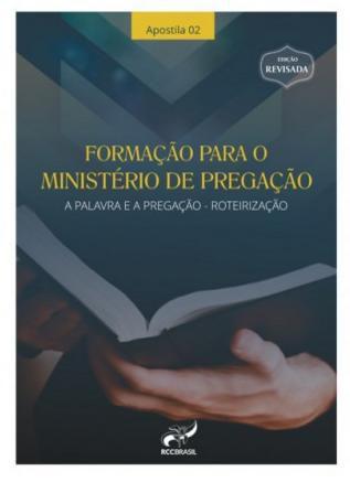 Imagem de Livro formação para ministério de pregação - apostila 2 rcc brasil