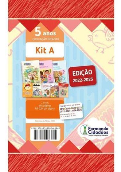 Imagem de Livro Formando Cidadãos Kit A 5 Anos Nova Edição