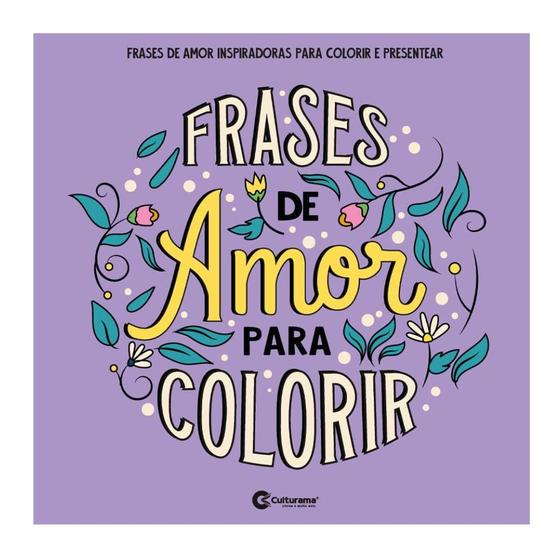 Imagem de Livro frases de amor para colorir - lettering para colorir