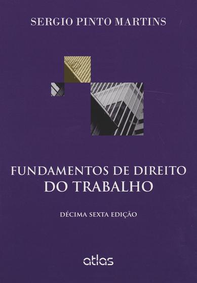 Imagem de Livro - Fundamentos De Direito Do Trabalho