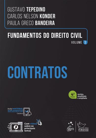 Imagem de Livro - Fundamentos do Direito Civil - Contratos - Vol. 3