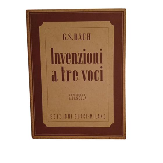 Imagem de Livro g.s bach invenzioni a tre voci (estoque antigo)