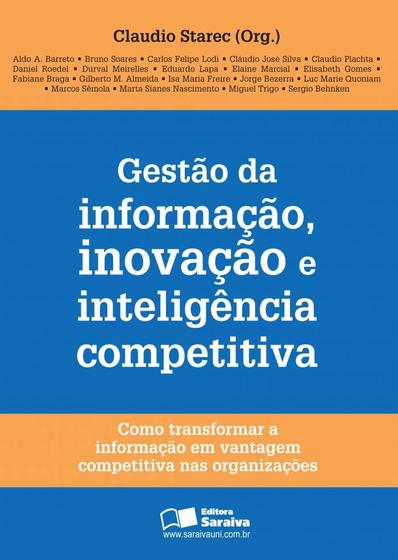 Imagem de Livro - Gestao da informação, inovação e inteligência competitiva