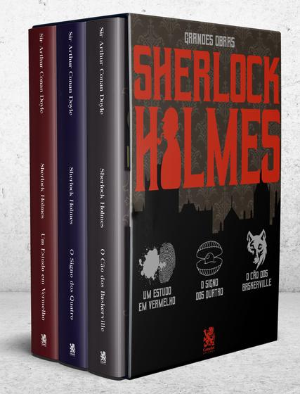 Imagem de Livro - Grandes Obras Sherlock Holmes - Box com 3 Livros