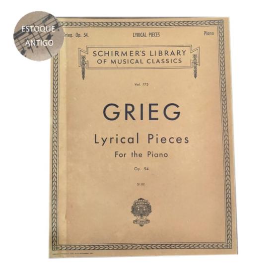 Imagem de Livro grieg lyrical pieces for the piano op.54 volume 775 (estoque antigo)