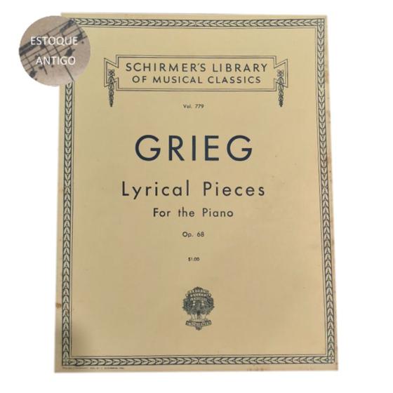 Imagem de Livro grieg lyrical pieces for the piano op.68 volume 779 (estoque antigo)