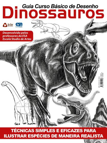 Imagem de Livro - Guia Curso Básico de Desenho Dinossauros 01