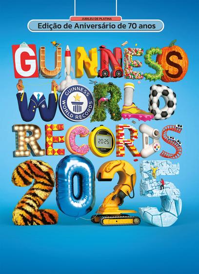 Livro - Guinness World Records 2025 – Edição de aniversário de 70 anos do maior livro de recordes do mundo Menor preço em Livro - Guinness World Records 2025 – Edição de aniversário de 70 anos do maior livro de recordes do mundo