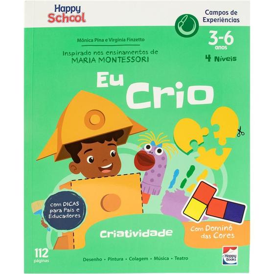 Imagem de Livro - Happy School Campos de Experiências: Criatividade - Eu crio