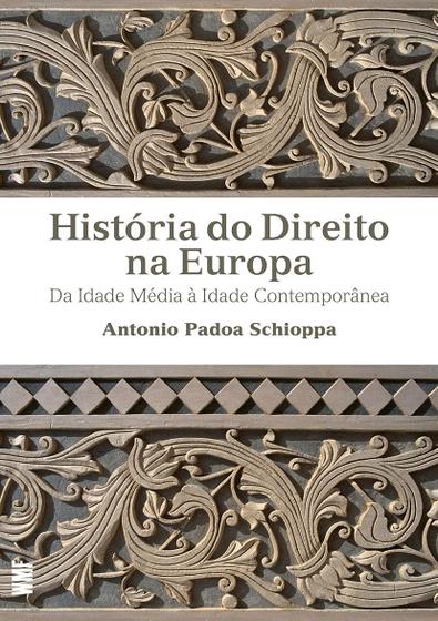 Imagem de Livro - História do direito na Europa