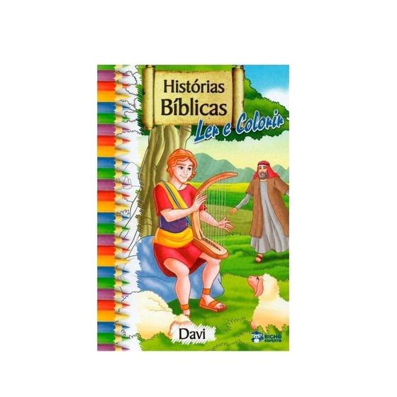 Imagem de Livro Histórias Bíblicas Para Ler E Colorir Sortido c/ 1 un