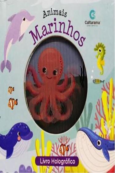 Imagem de Livro Holográfico - Animais marinhos - Culturama