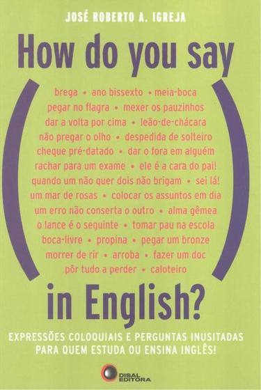 Imagem de Livro - How do you say, in english?