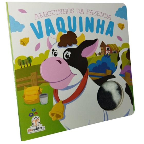 Imagem de Livro Infantil: Amiguinhos da Fazenda - Vaquinha - Toque e Sinta