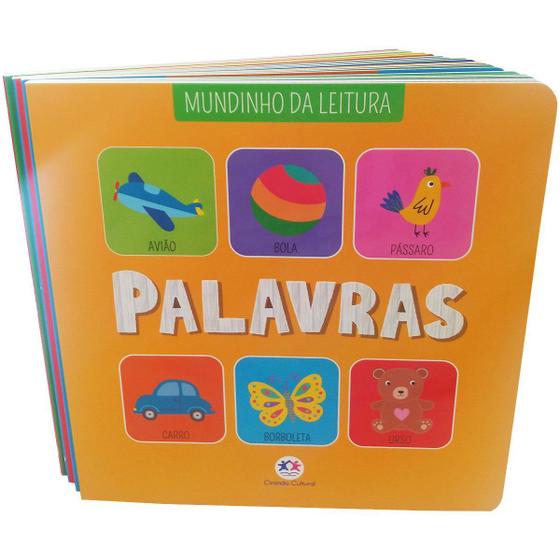 Imagem de Livro Infantil Cartonado Mundinho Leitura Palavras Números - Ciranda Cultural
