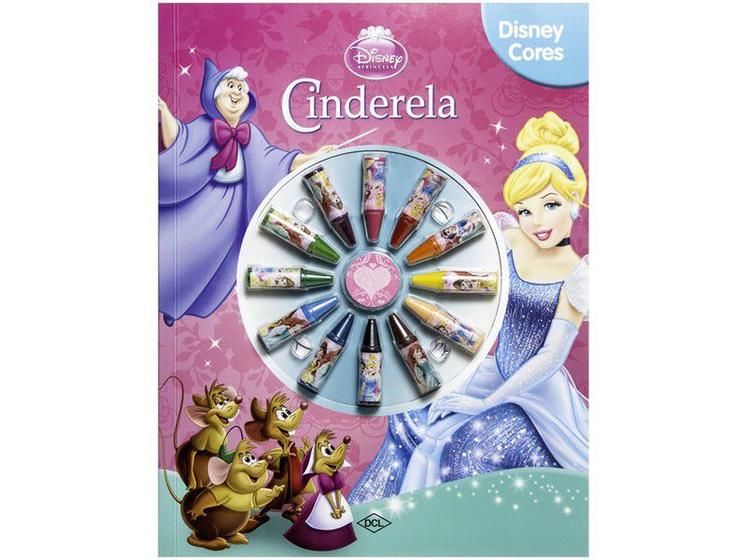 Imagem de Livro Infantil Cinderela Disney Cores