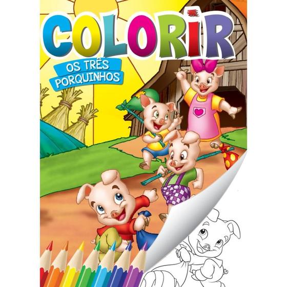 Imagem de Livro Infantil Colorir Classicos Solapa Pqueno 08LIVR