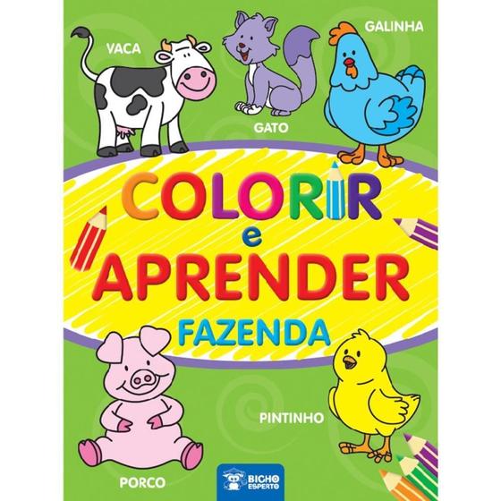 Imagem de Livro Infantil Colorir Colorir e Aprender 4 Titulos