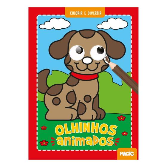 Imagem de Livro Infantil Colorir e Divertir Olhinhos Animados - Magic