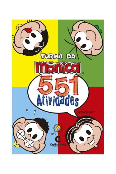 Imagem de Livro Infantil Culturama 551 Atividades Turma da Mônica