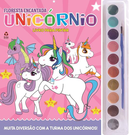Livro Infantil Para Crianças Colorir E Pintar C/ Aquarela - Ciranda ...