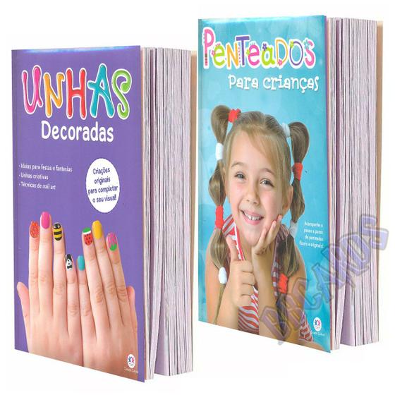 Imagem de Livro Infantil Penteados Unhas Decoradas Passo a Passo - Ciranda Cultural