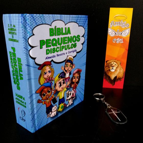 Imagem de Livro infantil pequenos discipulos azul kt mais vendido nova