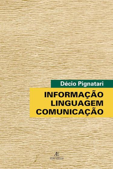 Imagem de Livro - Informação. Linguagem. Comunicação