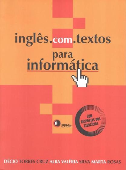 Imagem de Livro - Ingles.com.textos para informática