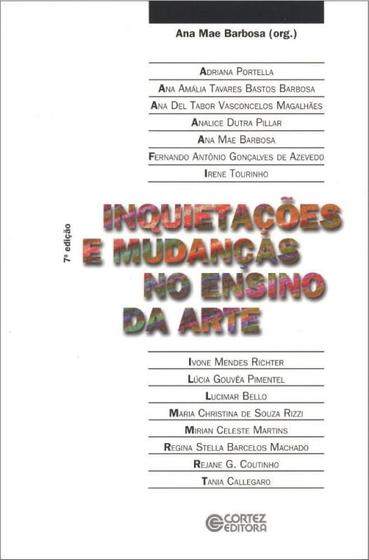 Imagem de Livro - Inquietações e mudanças no ensino da arte