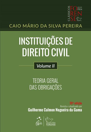 Imagem de Livro - Instituições de direito civil - Volume 2 - Teoria geral das obrigações