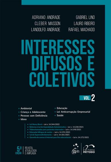 Imagem de Livro - Interesses Difusos e Coletivos - Vol. 2 - 5ª Edição 2022