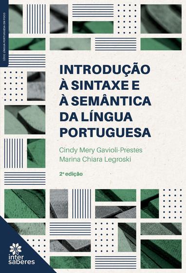 Imagem de Livro - Introdução à sintaxe e à semântica da língua portuguesa