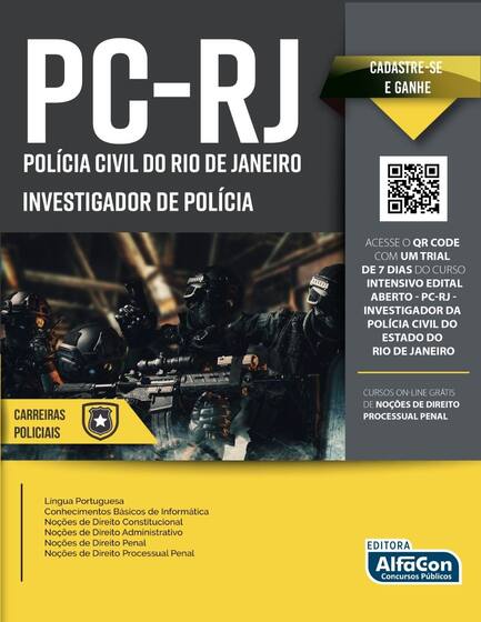 Livro - Investigador Policial de 3ª Classe – Polícia Civil do Estado do ...
