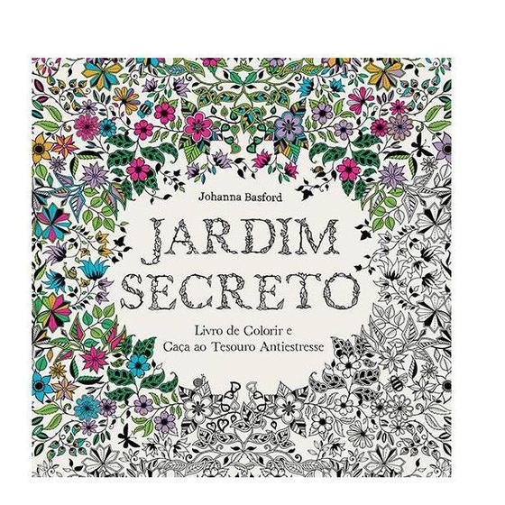 Livro Jardim Secreto Livro de Colorir e Caça ao Tesouro Antiestresse Johanna  Basford - Livros de Entretenimento - Magazine Luiza