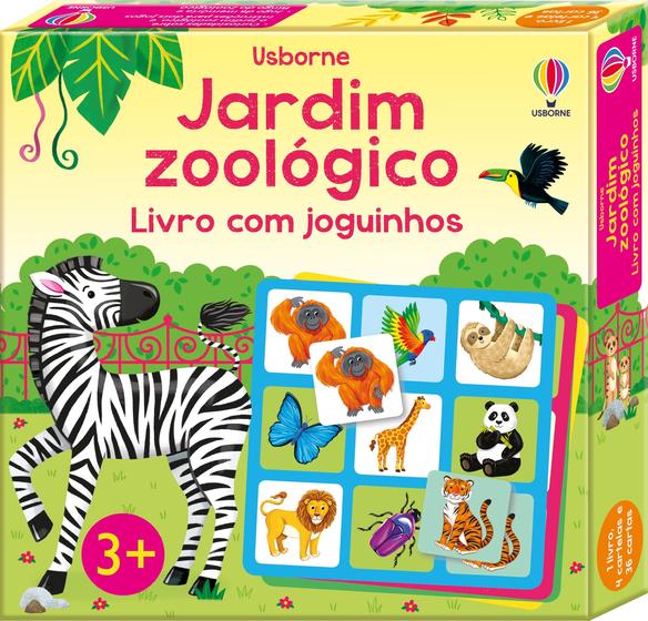 Imagem de Livro - Jardim zoológico: Livro com joguinhos